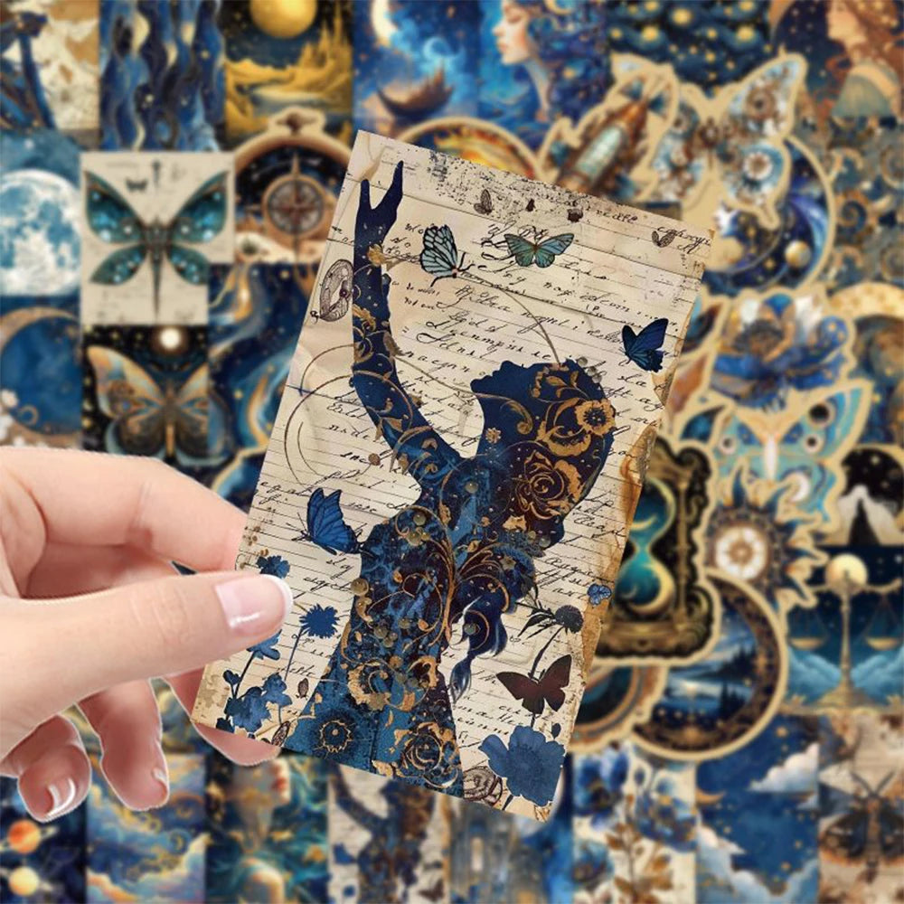"Vintage Celestial & Mystical Art" | 50pcs Stickers | Paper Dreams