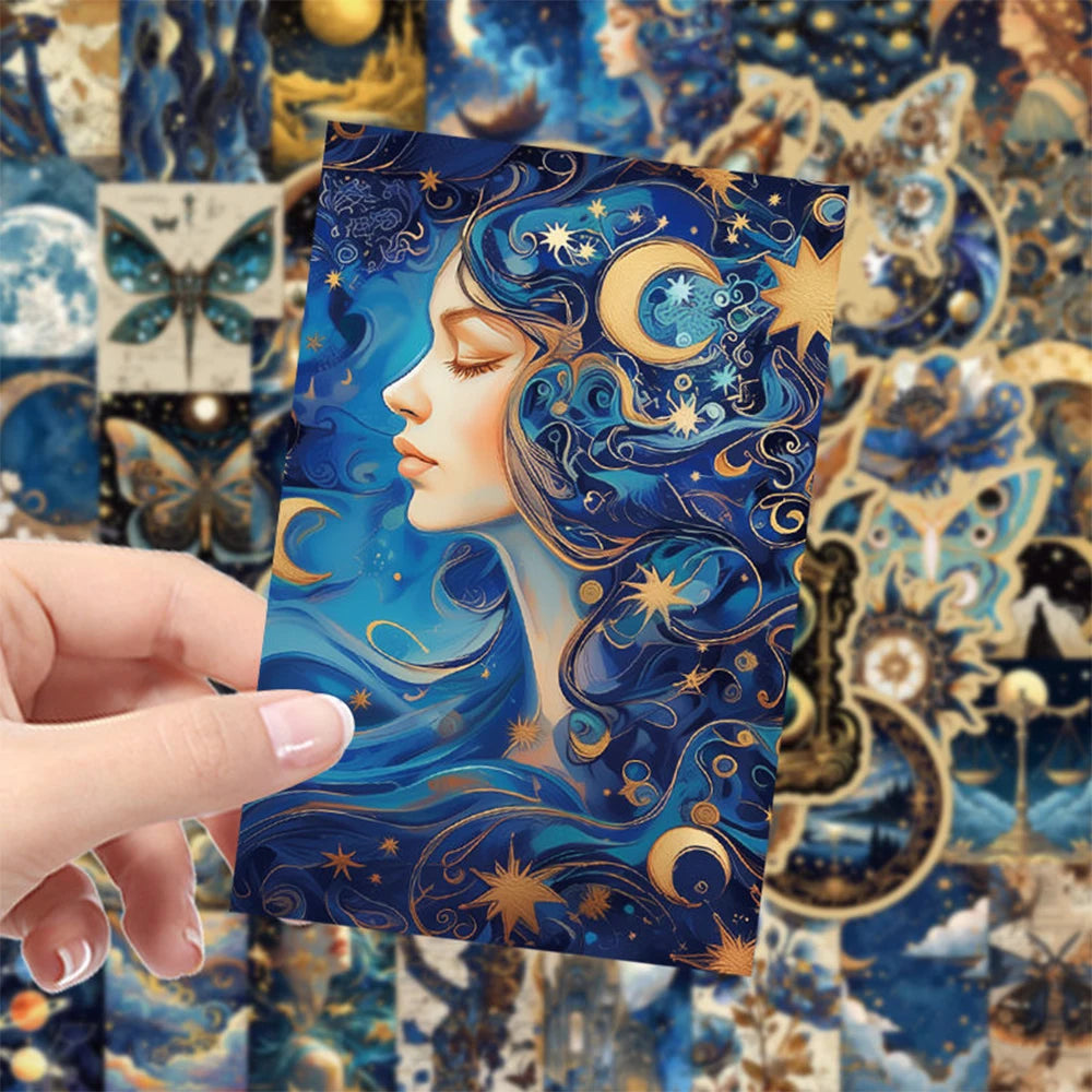 "Vintage Celestial & Mystical Art" | 50pcs Stickers | Paper Dreams